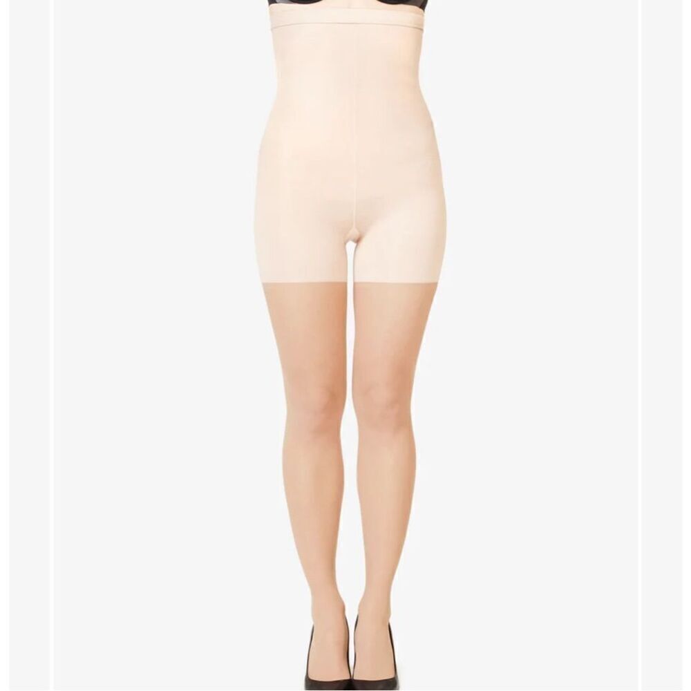 SPANX High-Waisted Mid-Thigh Sheers size 1X